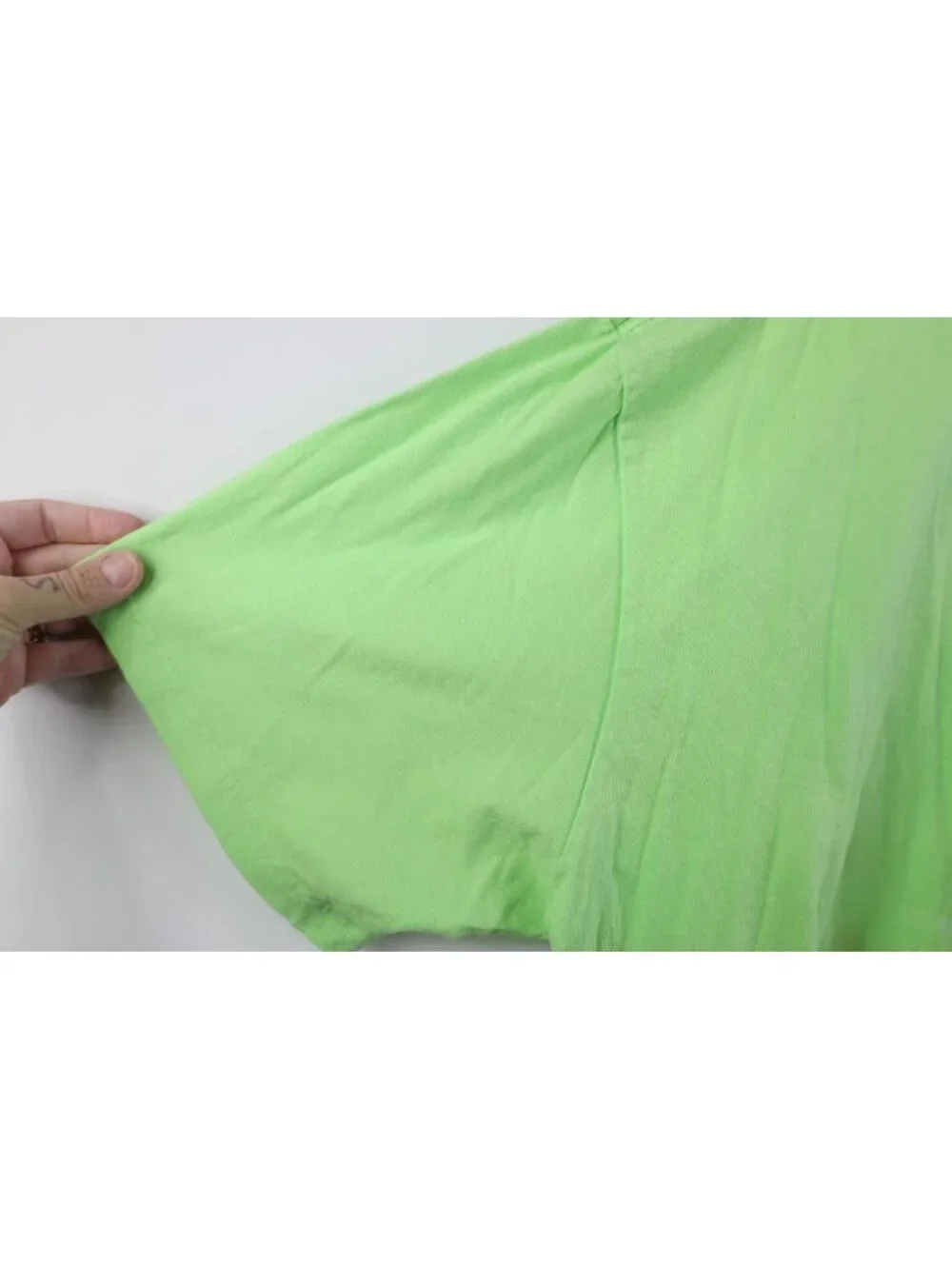 Vtg 90s Ralph Lauren Mens XL Faded Marlin Deep Sea Fishing T-Shirt Lime Green